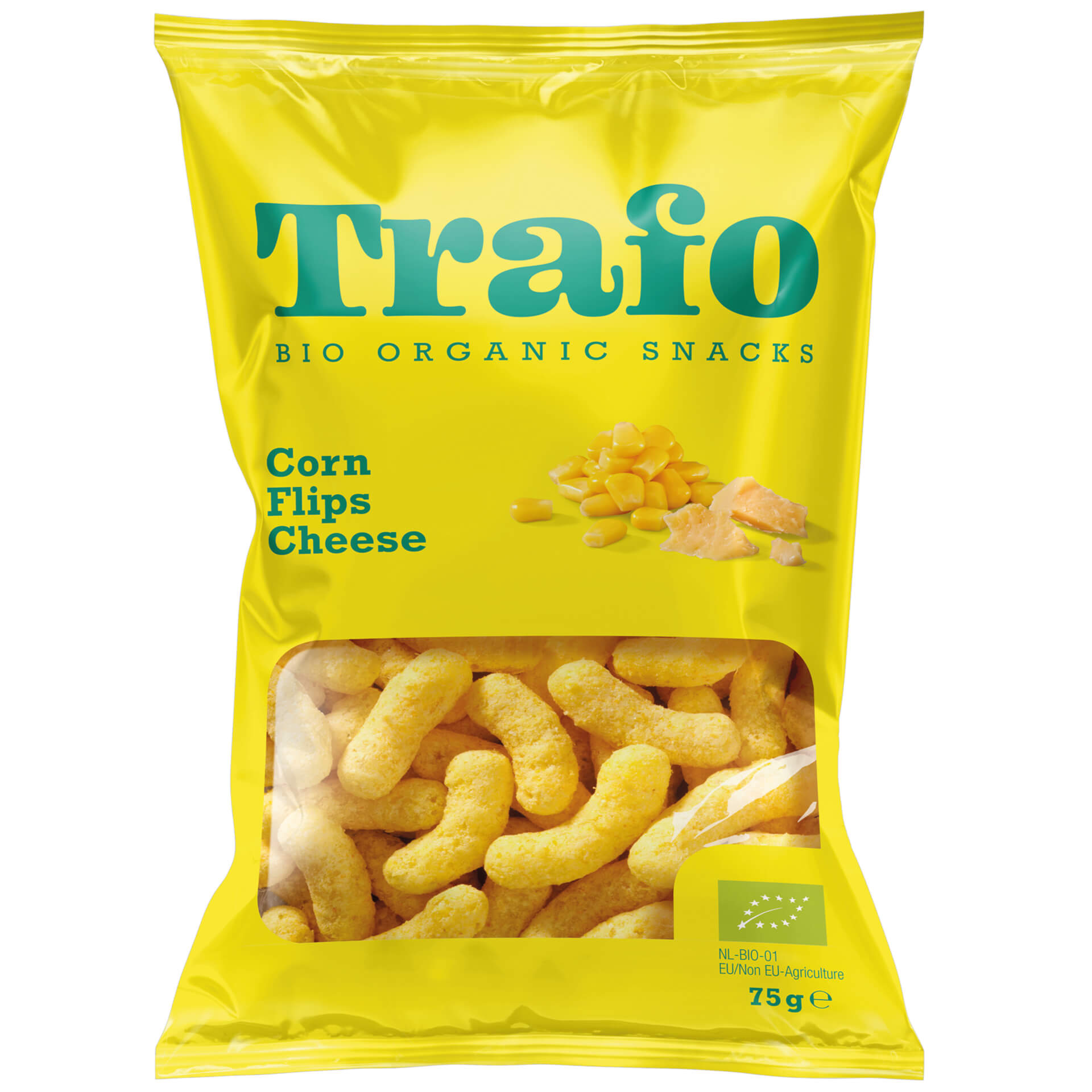 Trafo Chips de maïs saveur fromage bio 75g